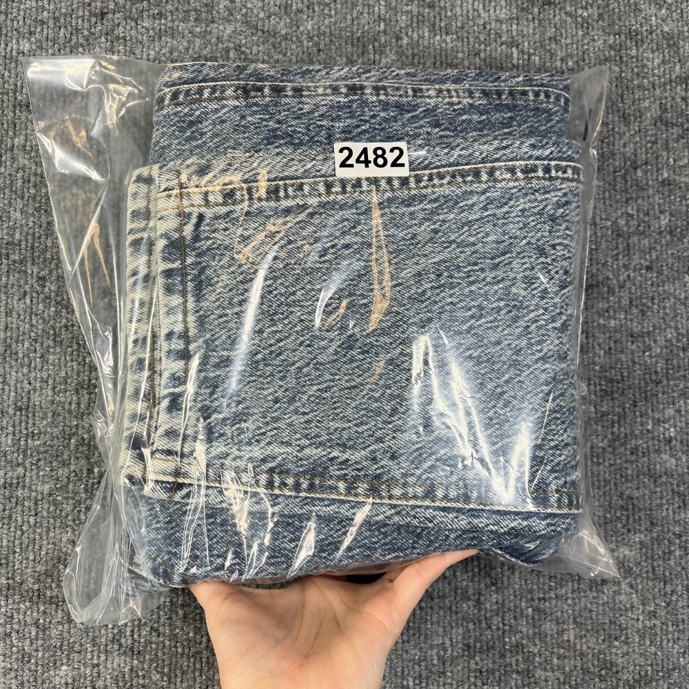 Vintage Lee Jeans Women's 16P Acid Wash Denim High Rise Union Made USA - 31X27 - Picture 11 of 11